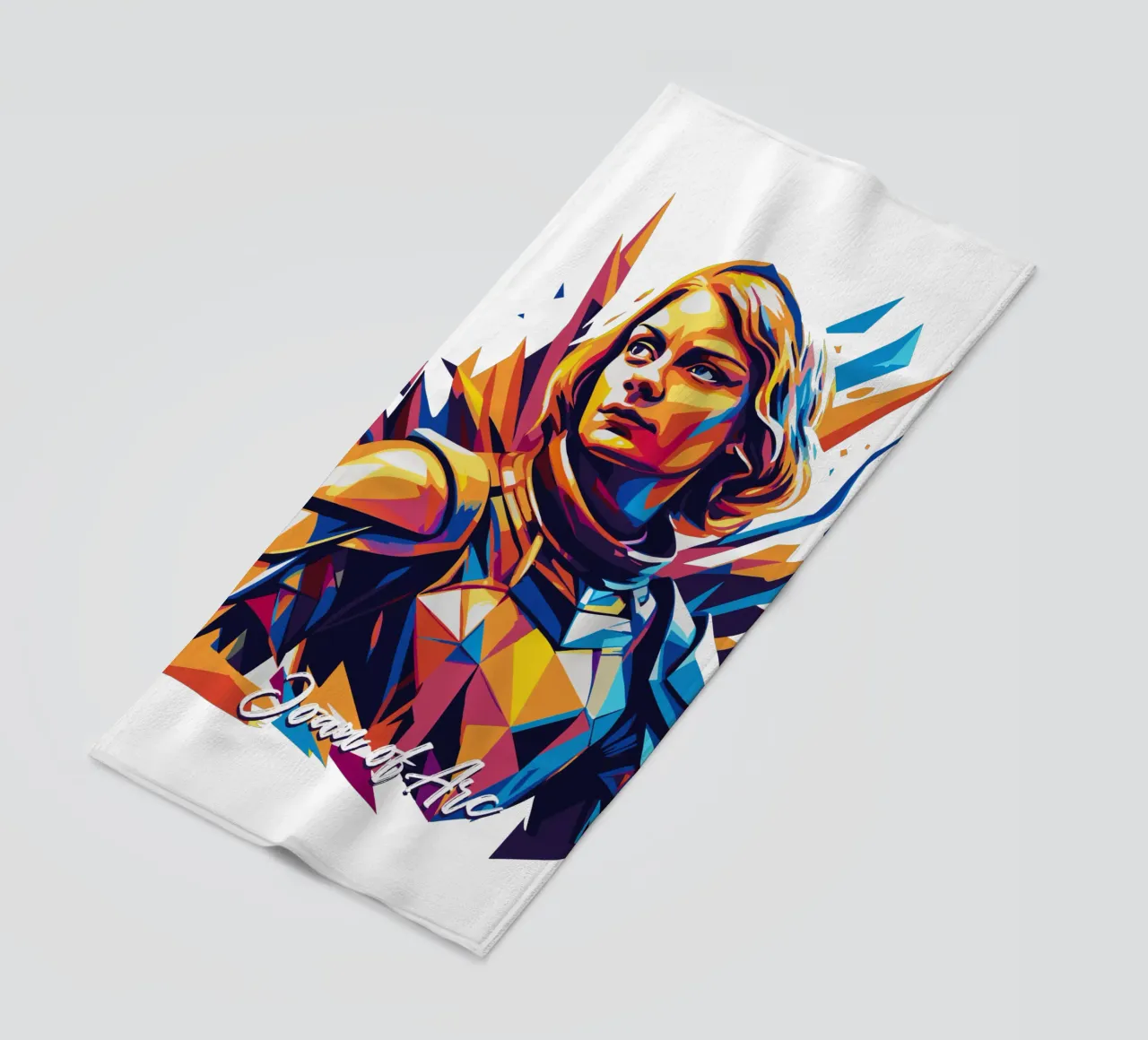 Joan of Arc WPAP Pop Art telo mare da vectorartnesia