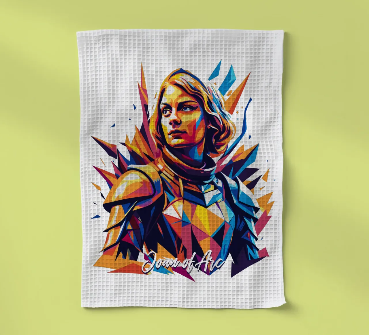 Joan of Arc WPAP Pop Art canovaccio da cucina da vectorartnesia