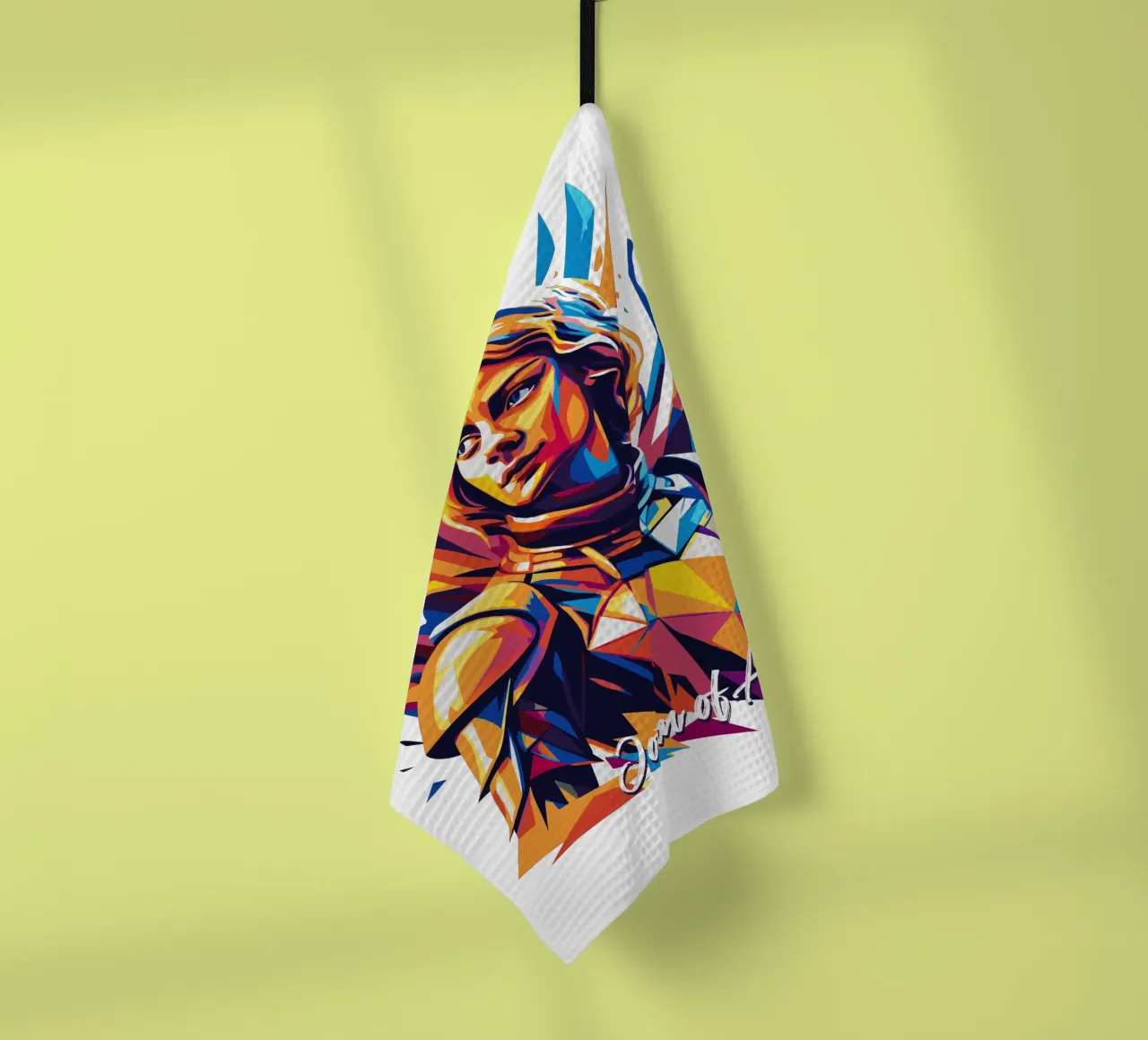 Joan of Arc WPAP Pop Art canovaccio da cucina da vectorartnesia