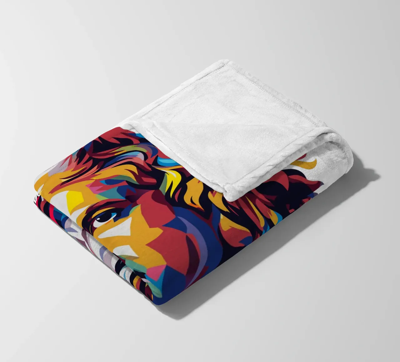 Johann Sebastian Bach in WPAP Pop Art coperta in pile da vectorartnesia