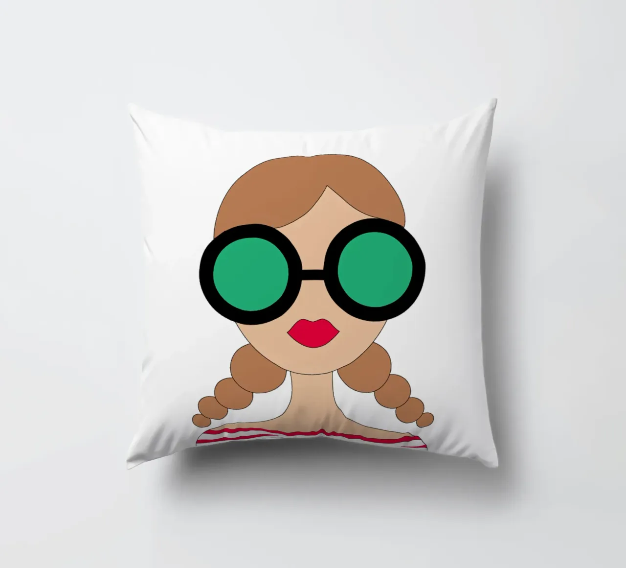 Sunglasses decorative cushion by SunflowerDE
