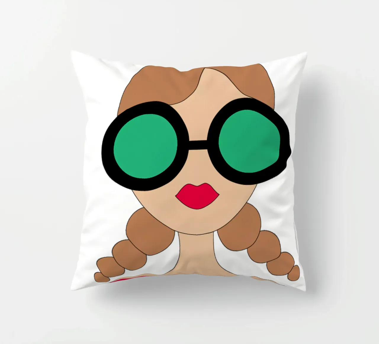 Sunglasses decorative cushion by SunflowerDE