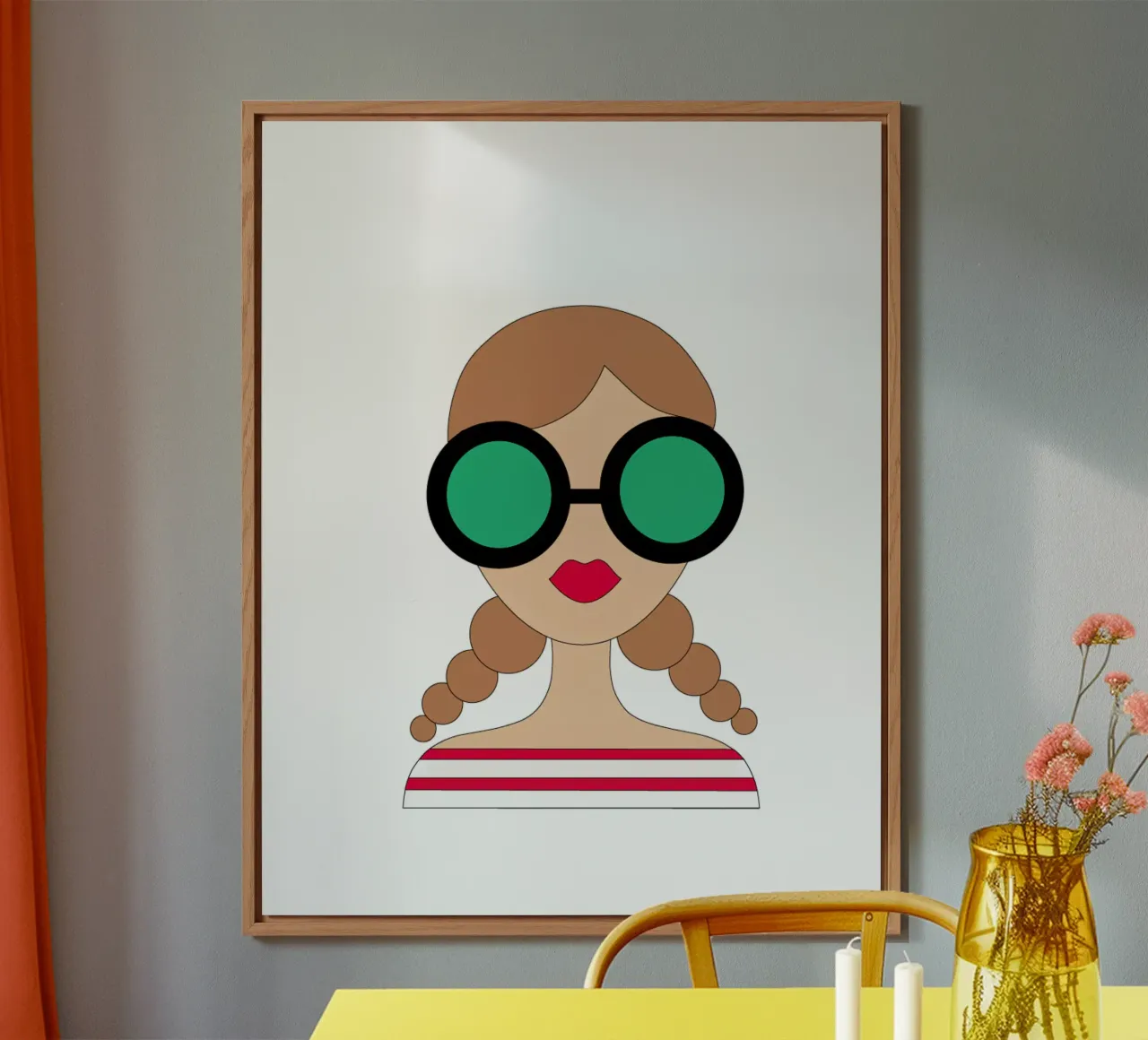 Sunglasses alu-dibond by SunflowerDE