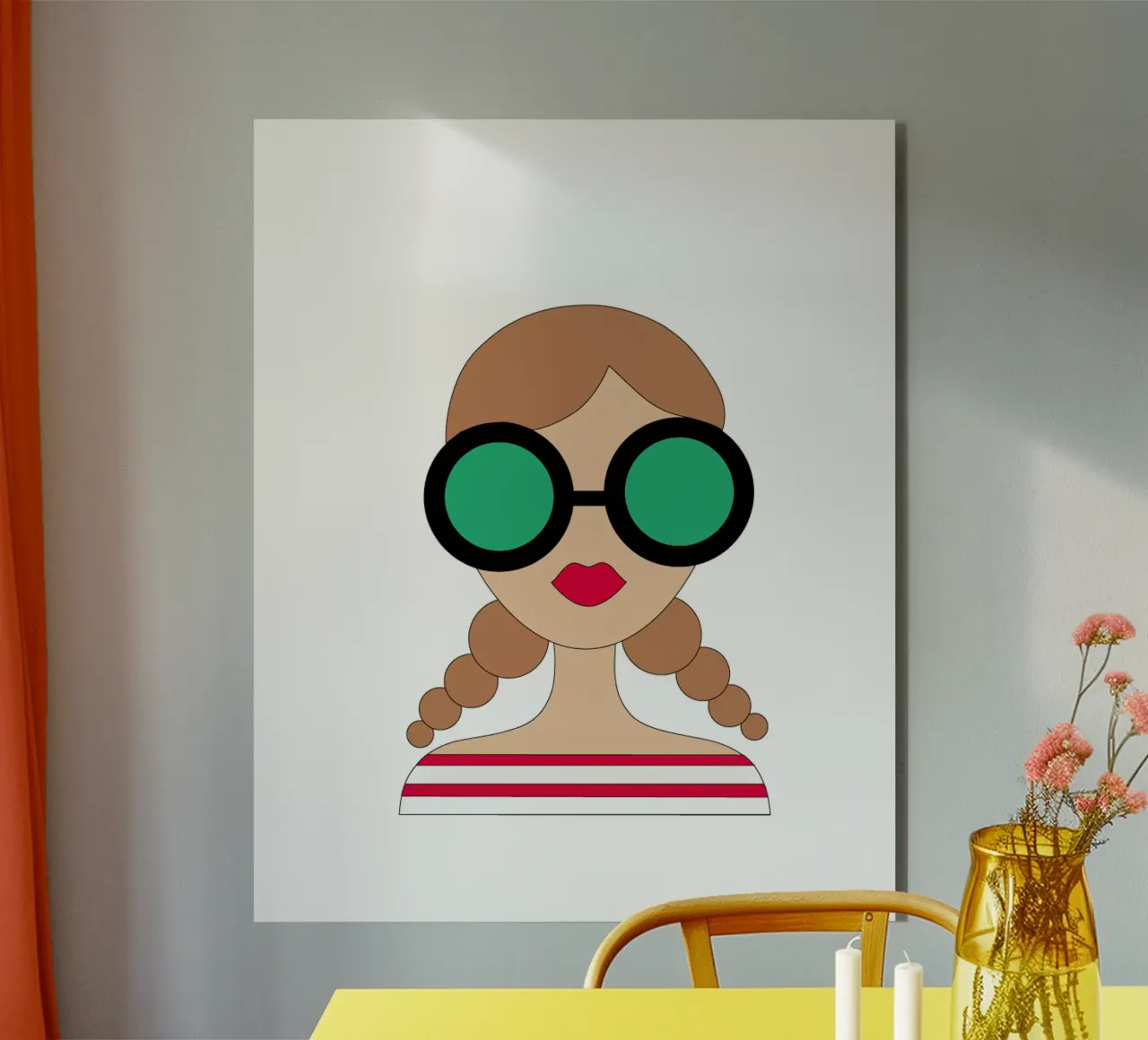 Sunglasses alu-dibond by SunflowerDE