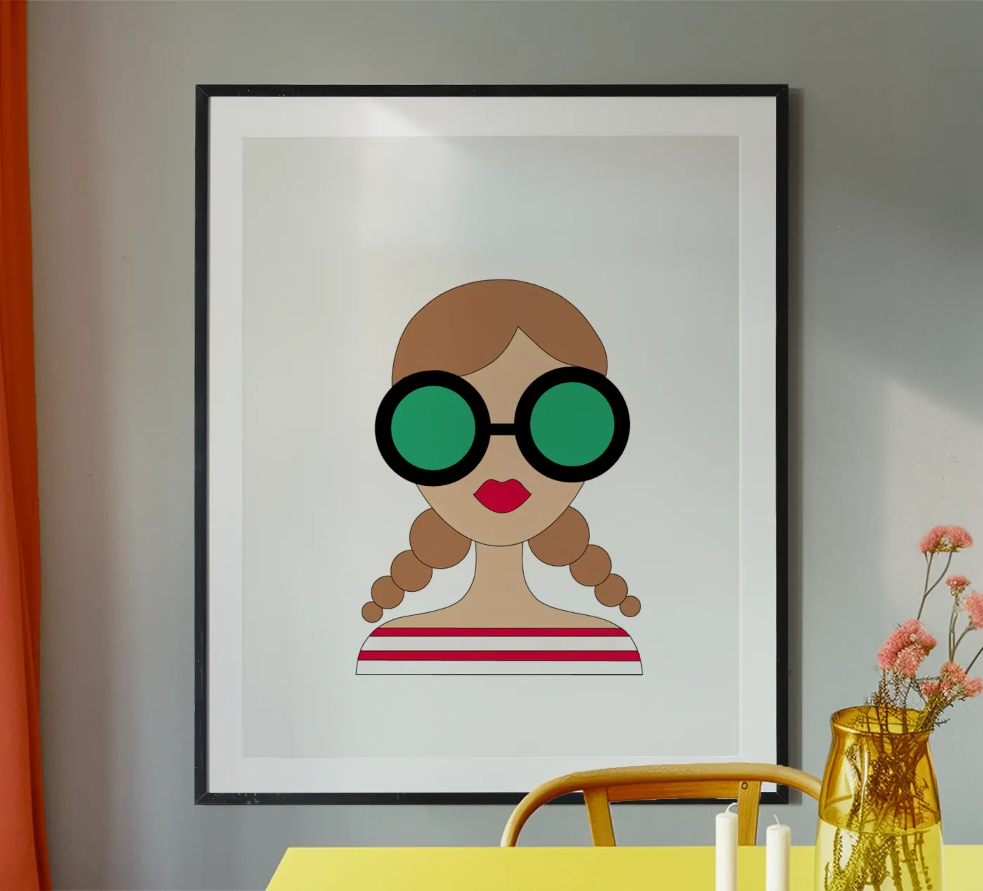 Zonnebril poster van SunflowerDE