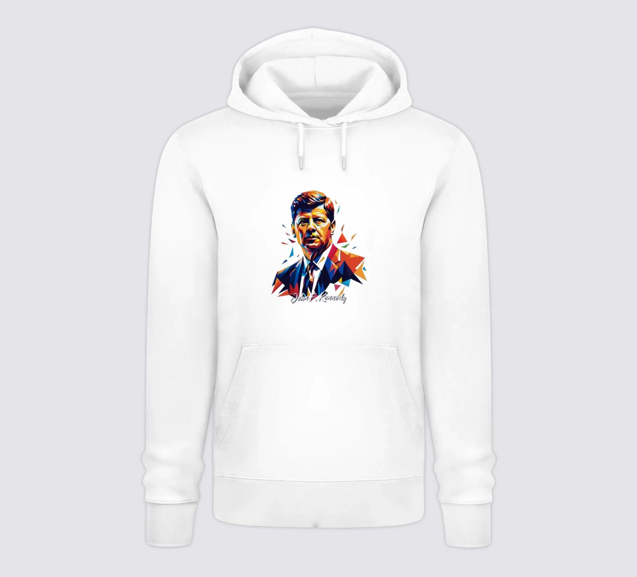 John F. Kennedy WPAP Pop Art felpa con cappuccio da vectorartnesia