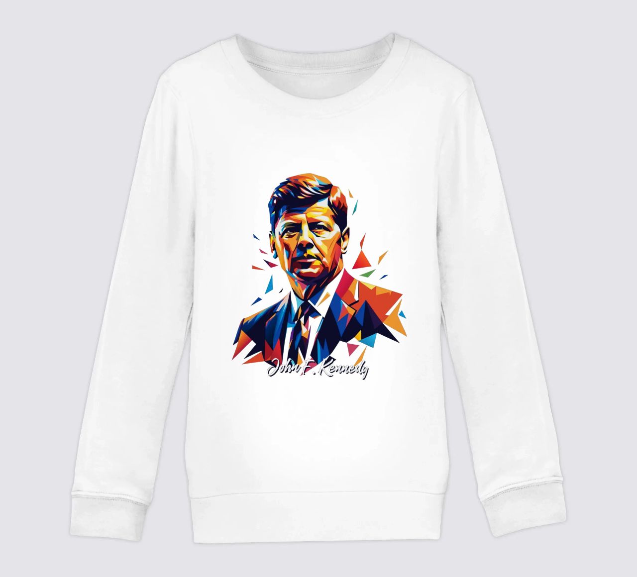 John F. Kennedy WPAP Pop Art felpa bambino da vectorartnesia