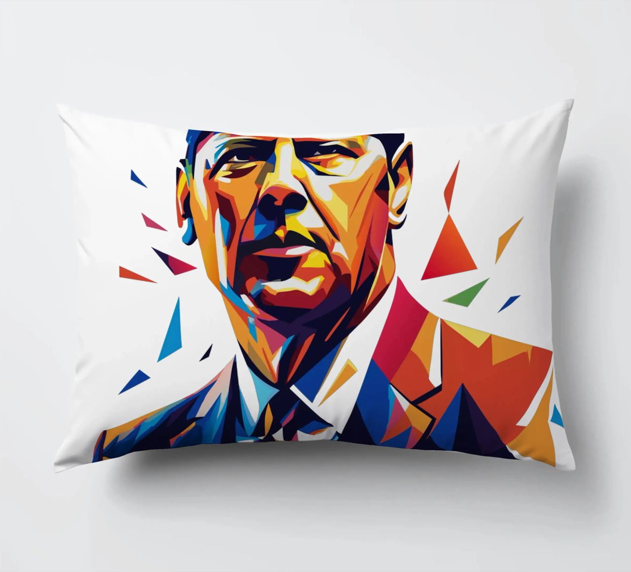 John F. Kennedy WPAP Pop Art cuscino da vectorartnesia