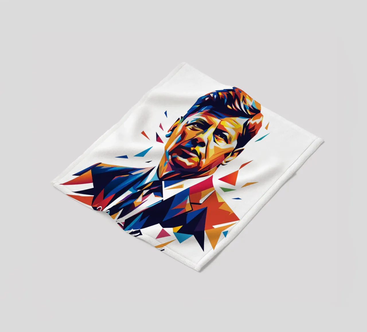 John F. Kennedy WPAP Pop Art coperta in pile da vectorartnesia
