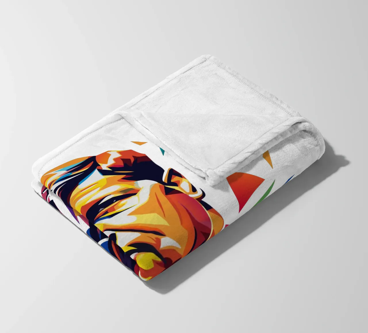 John F. Kennedy WPAP Pop Art coperta in pile da vectorartnesia