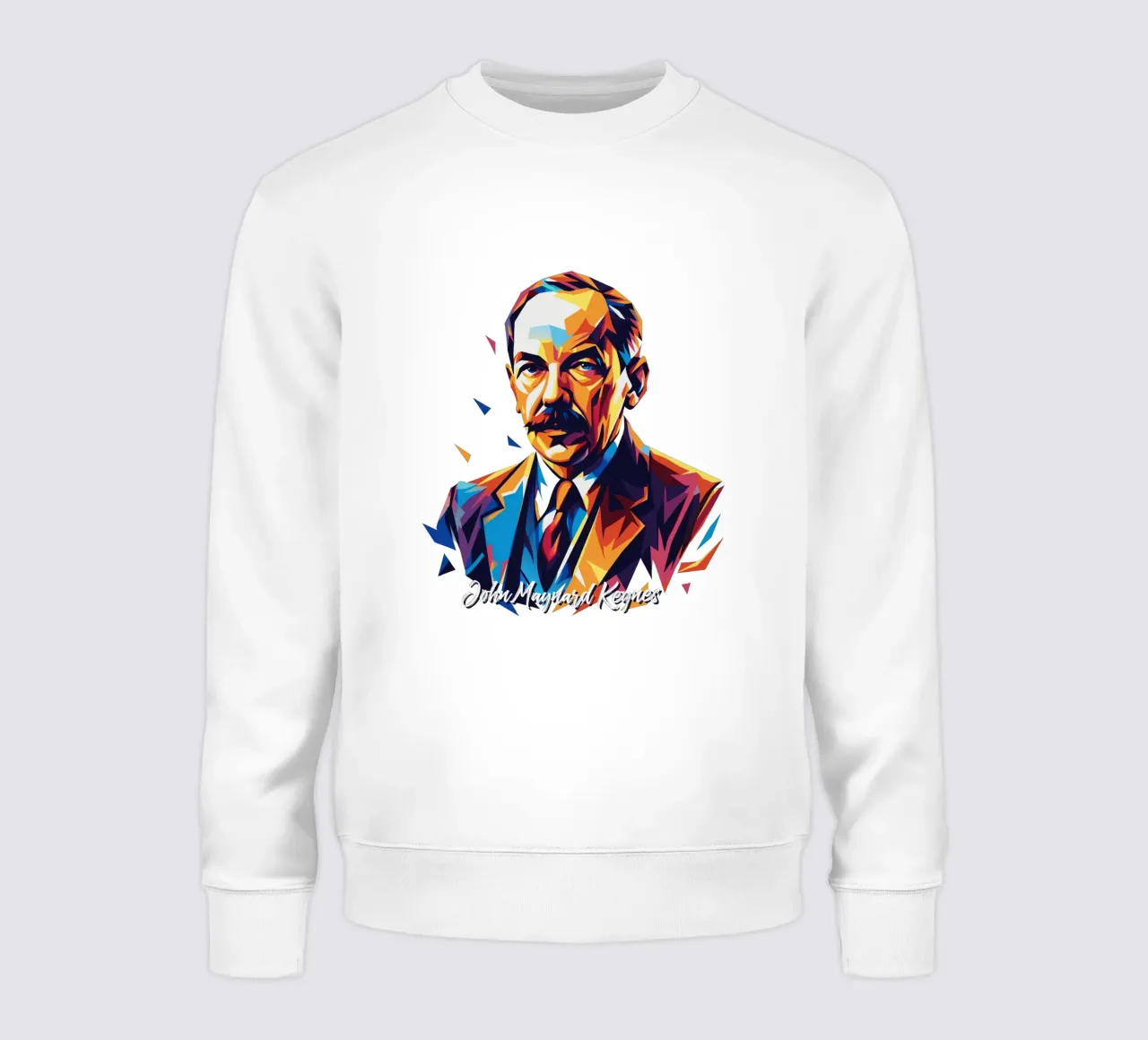 John Maynard Keynes WPAP Pop Art felpa da vectorartnesia