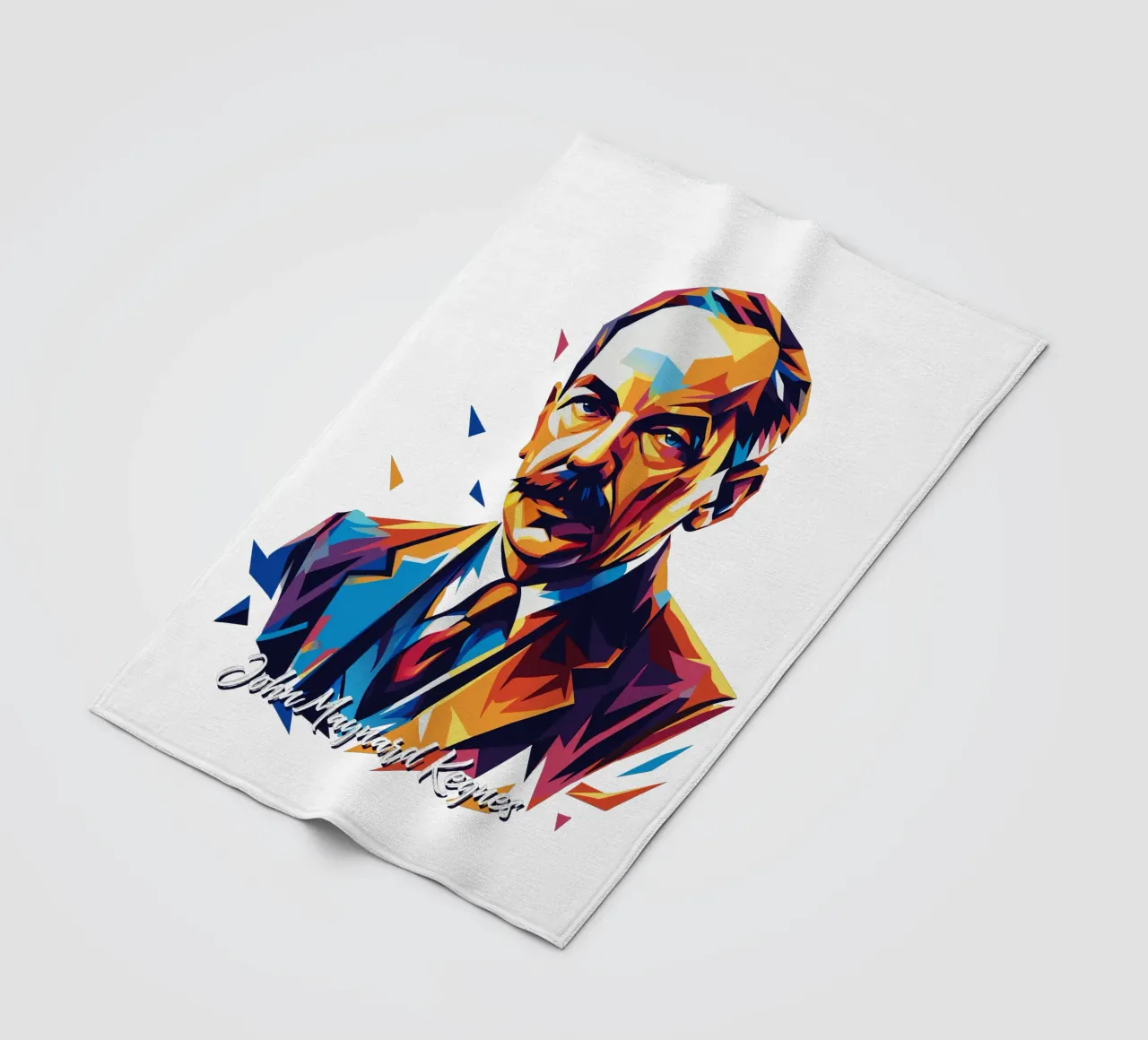 John Maynard Keynes WPAP Pop Art coperta in pile da vectorartnesia