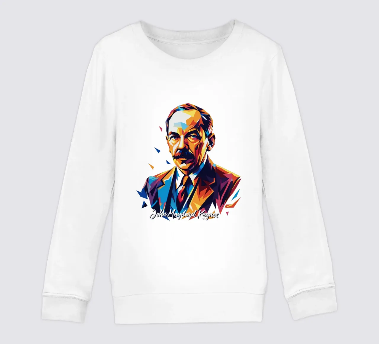 John Maynard Keynes WPAP Pop Art felpa bambino da vectorartnesia