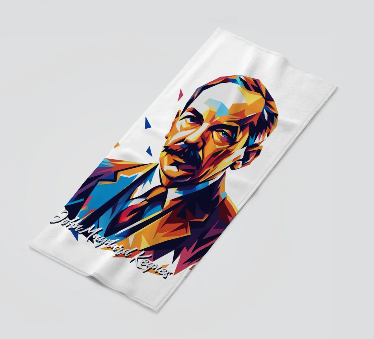 John Maynard Keynes WPAP Pop Art telo mare da vectorartnesia