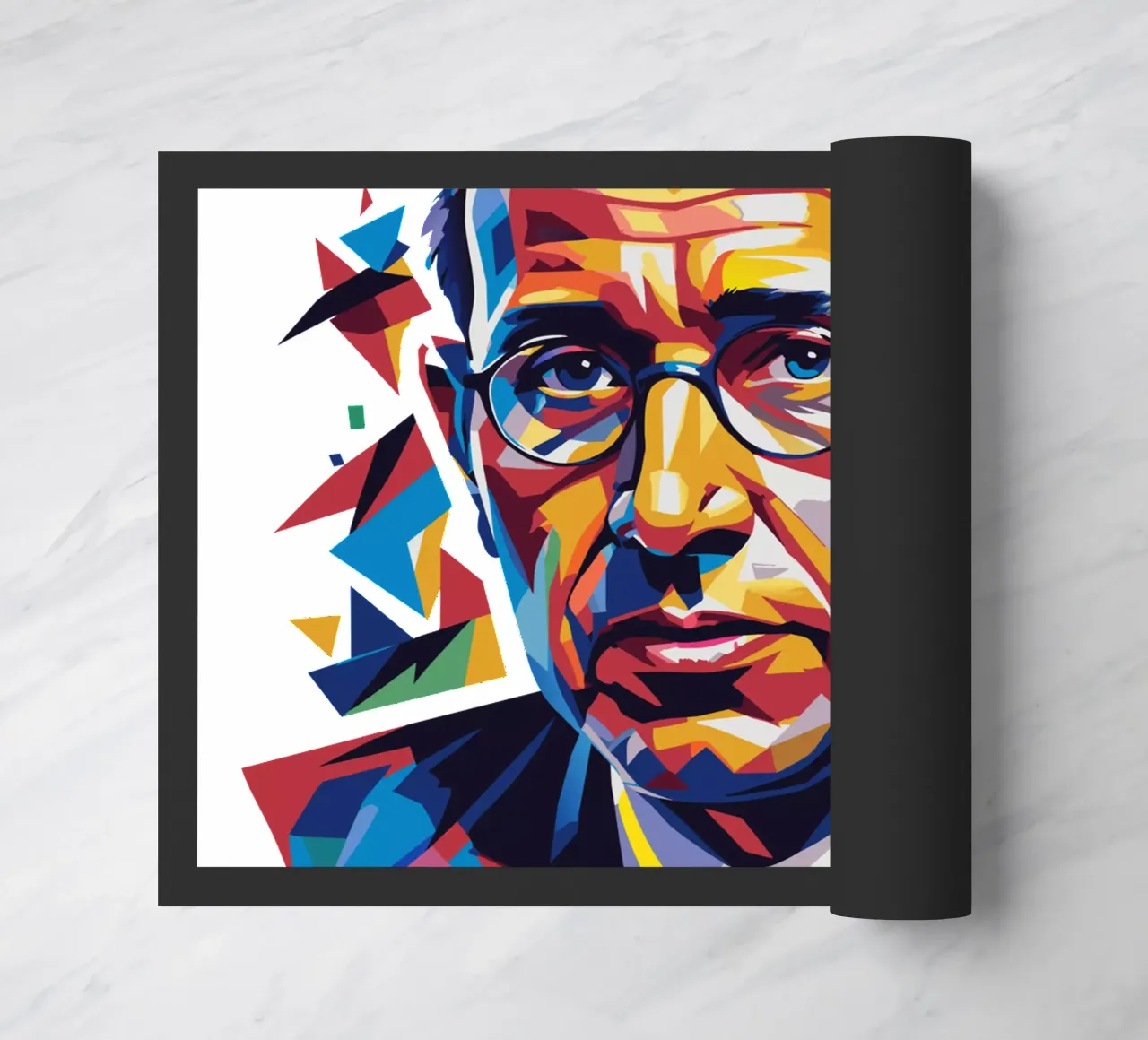 Jonas Salk WPAP Pop Art zerbino da vectorartnesia