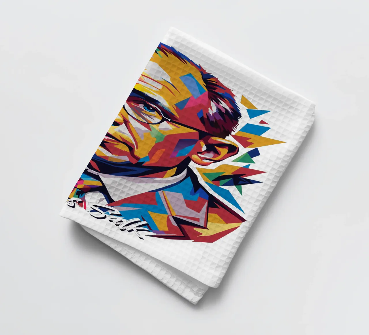 Jonas Salk WPAP Pop Art canovaccio da cucina da vectorartnesia