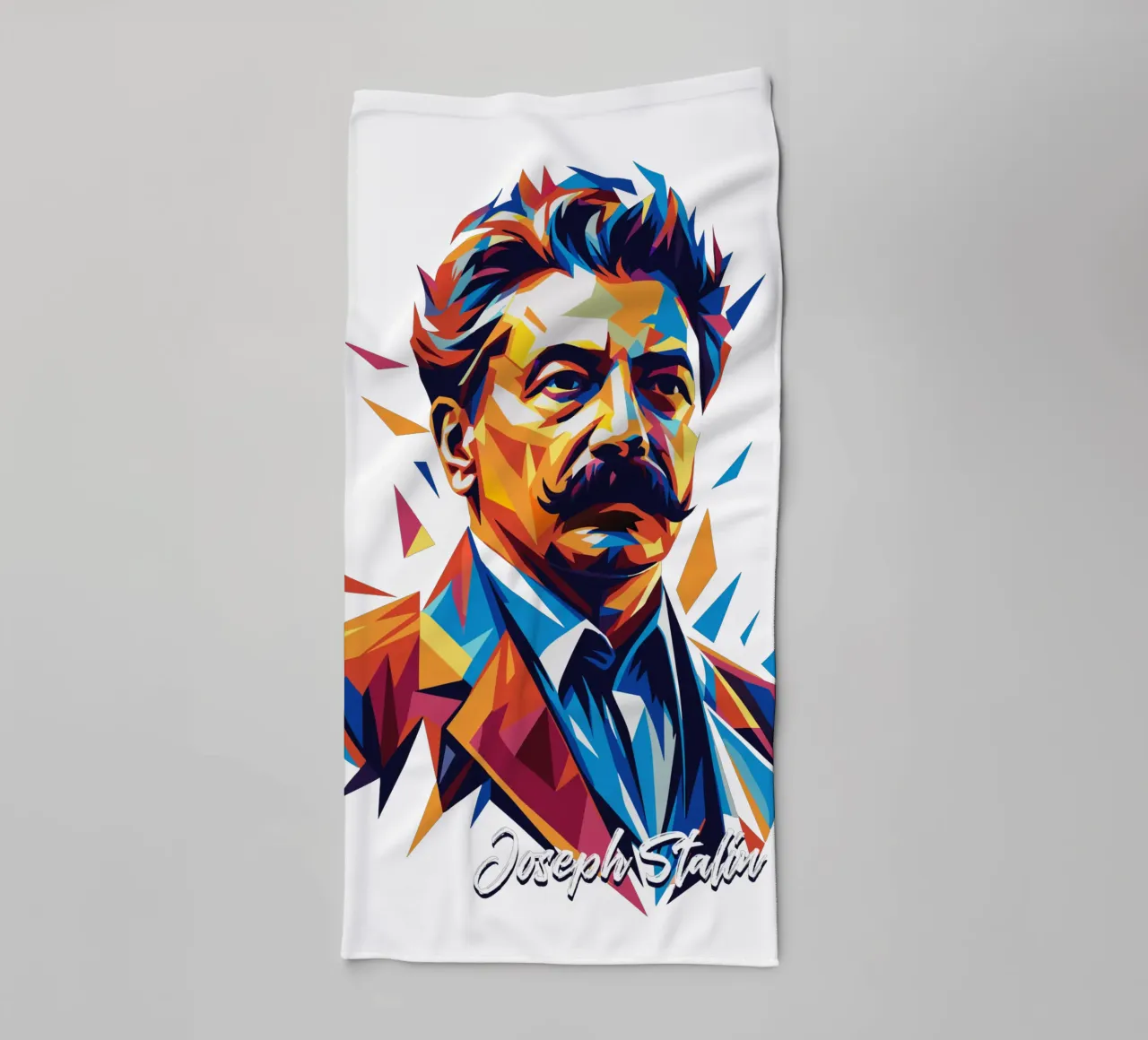 Joseph Stalin WPAP Pop Art asciugamano da bagno da vectorartnesia