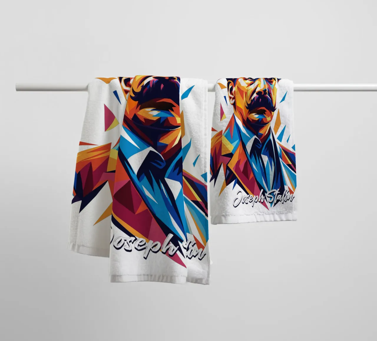 Joseph Stalin WPAP Pop Art asciugamano da bagno da vectorartnesia