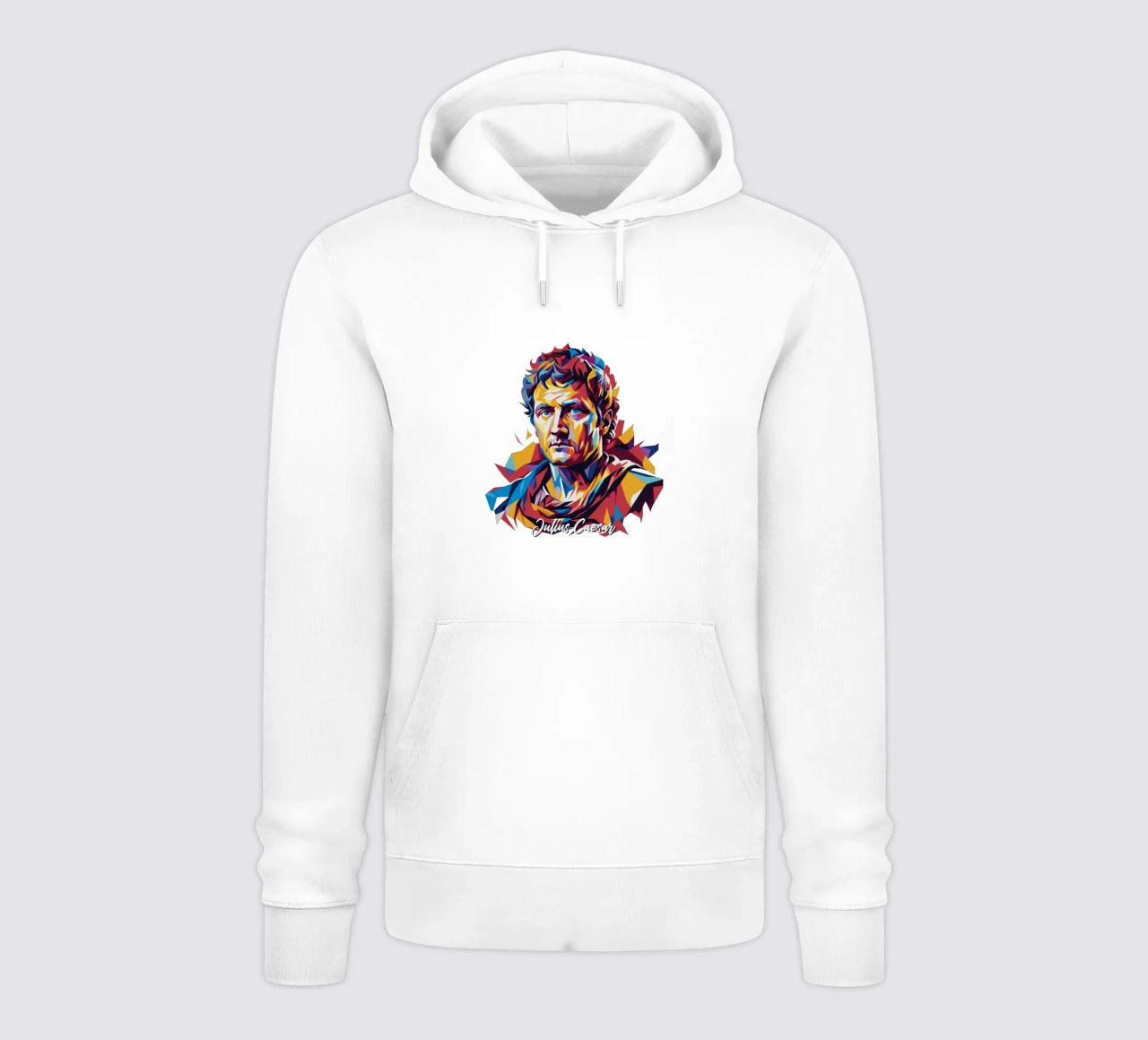 Julius Caesar WPAP Pop Art felpa con cappuccio da vectorartnesia
