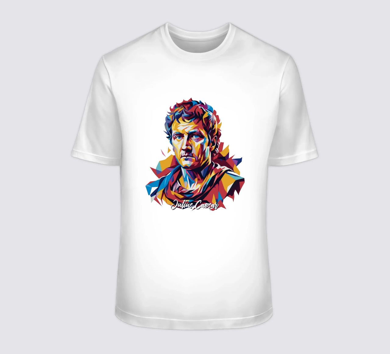 Julius Caesar WPAP Pop Art t-shirt da vectorartnesia