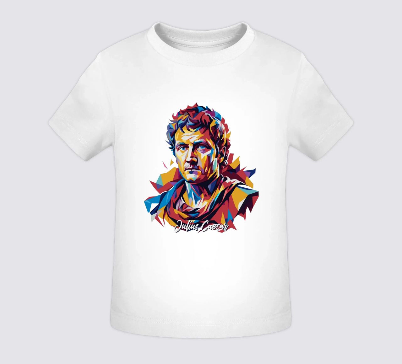 Julius Caesar WPAP Pop Art maglietta neonato da vectorartnesia