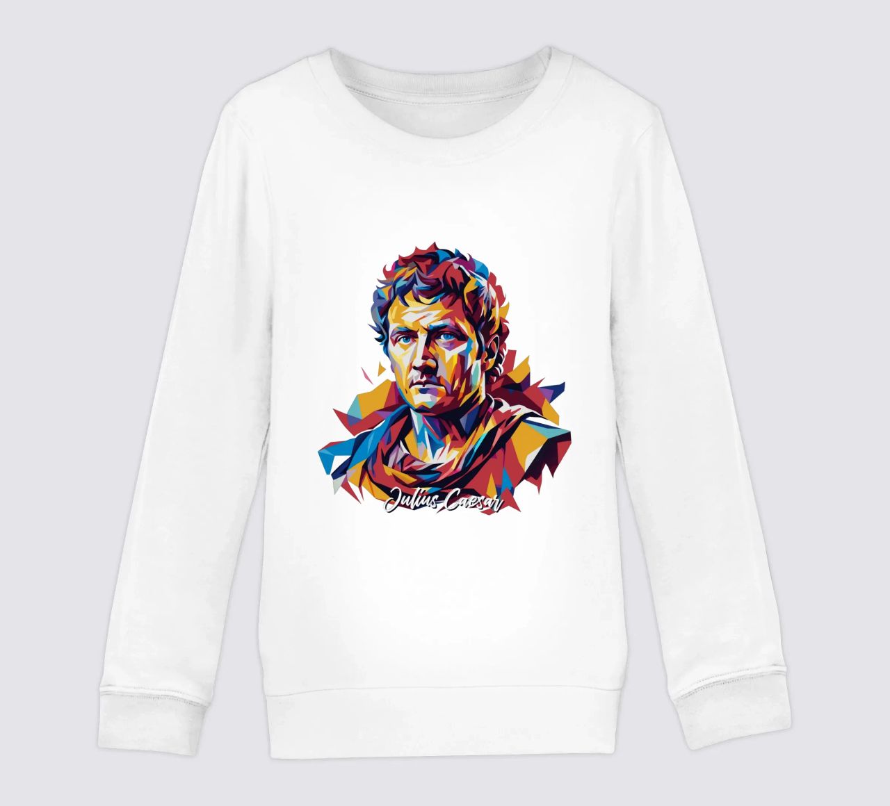 Julius Caesar WPAP Pop Art felpa bambino da vectorartnesia