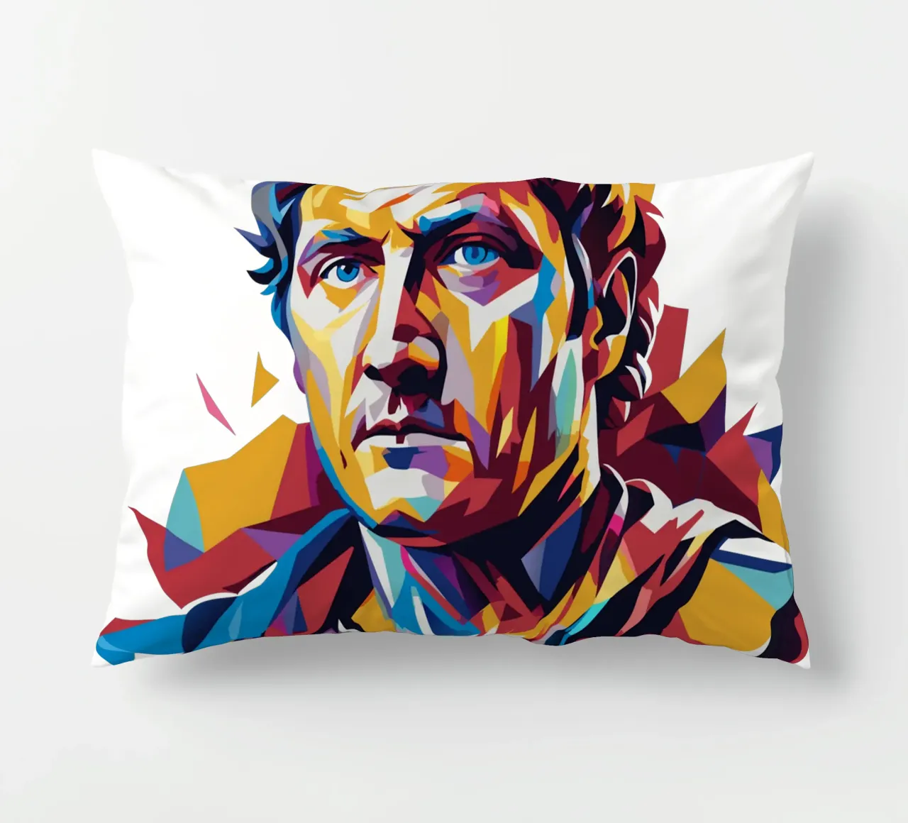 Julius Caesar WPAP Pop Art cuscino da vectorartnesia