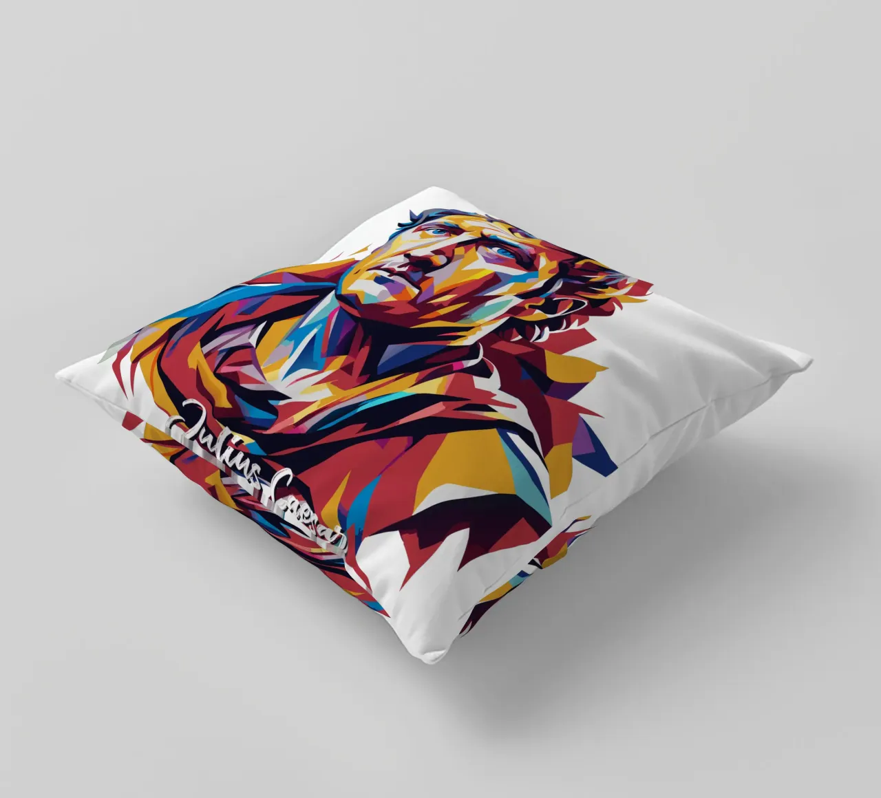 Julius Caesar WPAP Pop Art cuscino da vectorartnesia