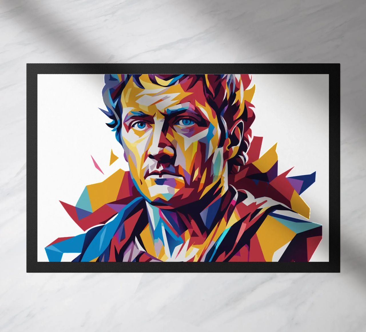 Julius Caesar WPAP Pop Art zerbino da vectorartnesia