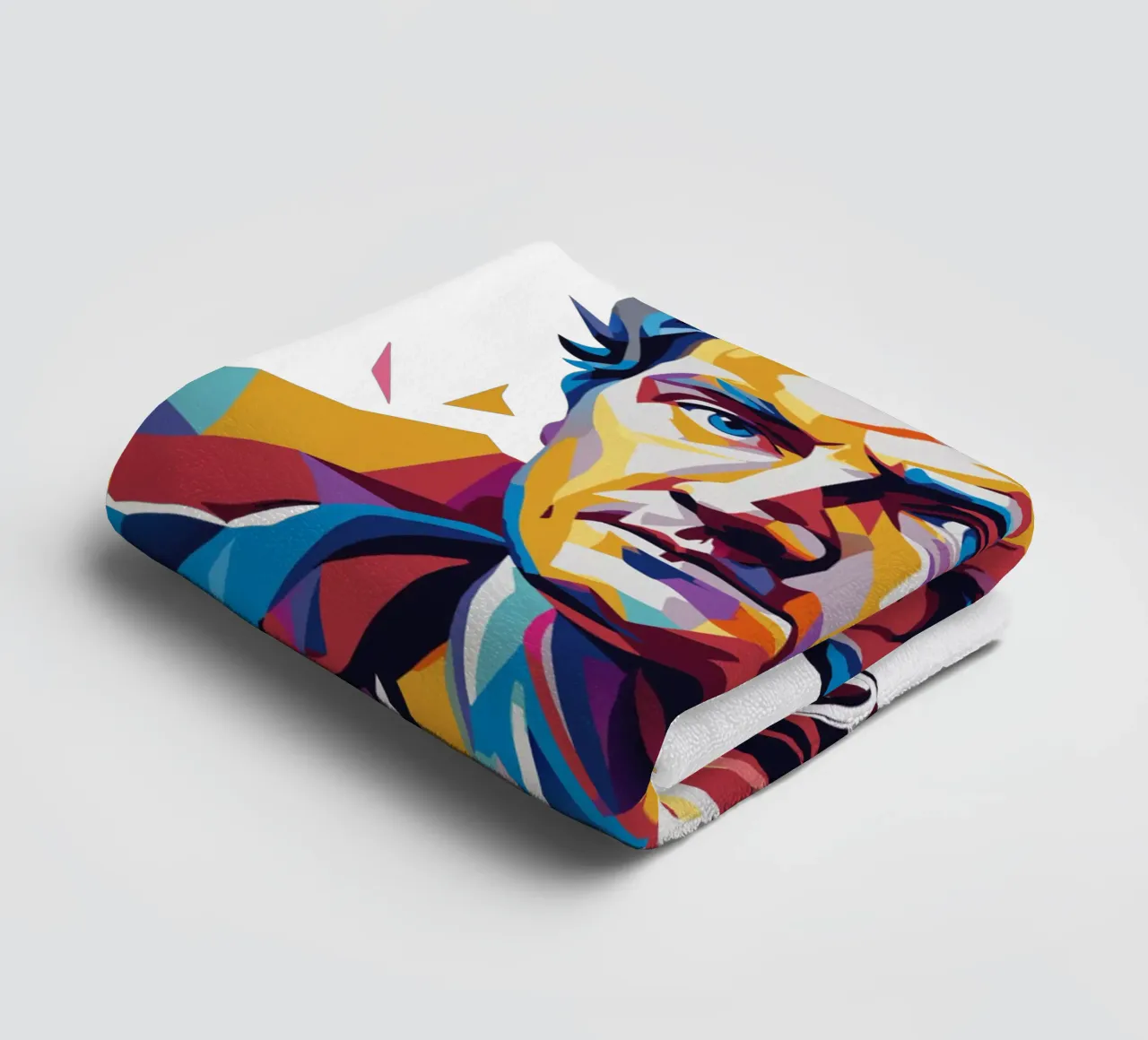 Julius Caesar WPAP Pop Art asciugamano da bagno da vectorartnesia