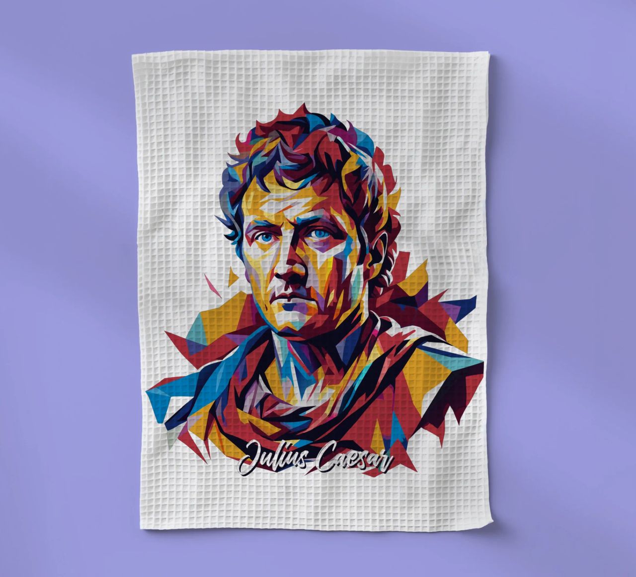 Julius Caesar WPAP Pop Art canovaccio da cucina da vectorartnesia