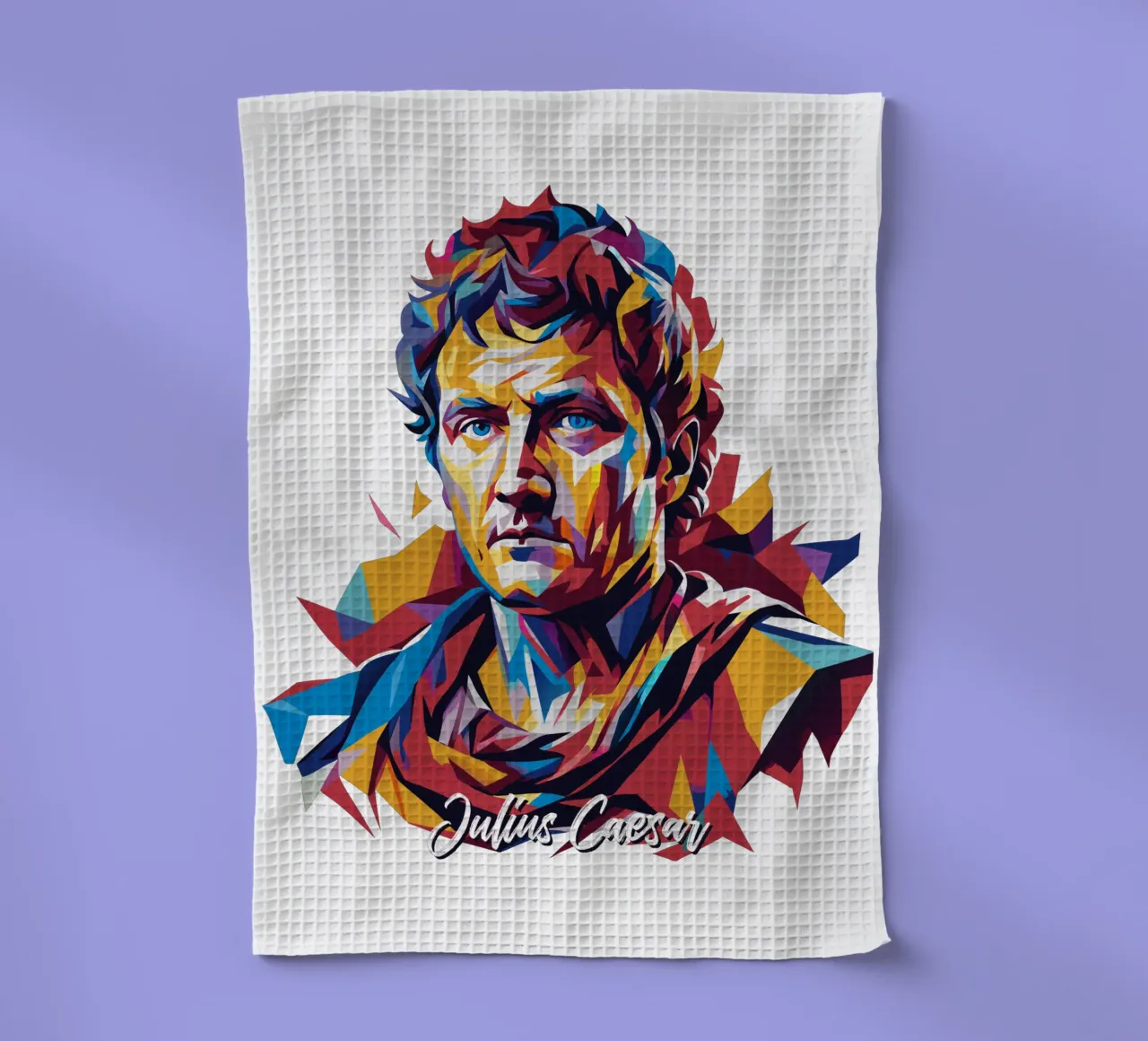 Julius Caesar WPAP Pop Art torchon de vectorartnesia