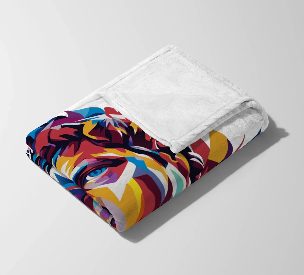 Julius Caesar WPAP Pop Art coperta in pile da vectorartnesia