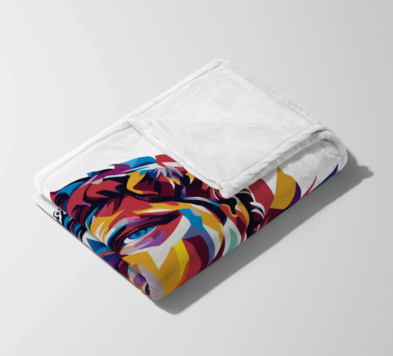 Julius Caesar WPAP Pop Art coperta in pile da vectorartnesia