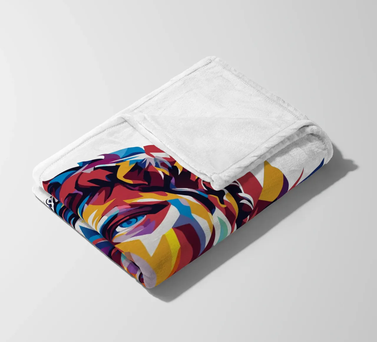 Julius Caesar WPAP Pop Art coperta in pile da vectorartnesia