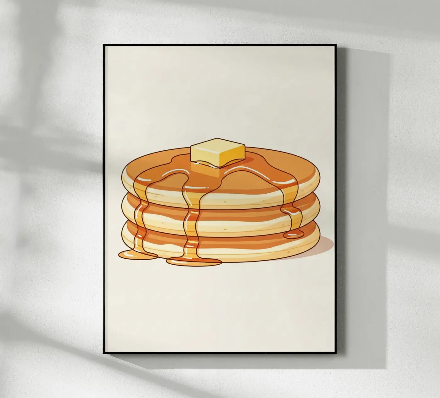 Tortino di pancake con sciroppo plexiglass da FlatPrint Studio