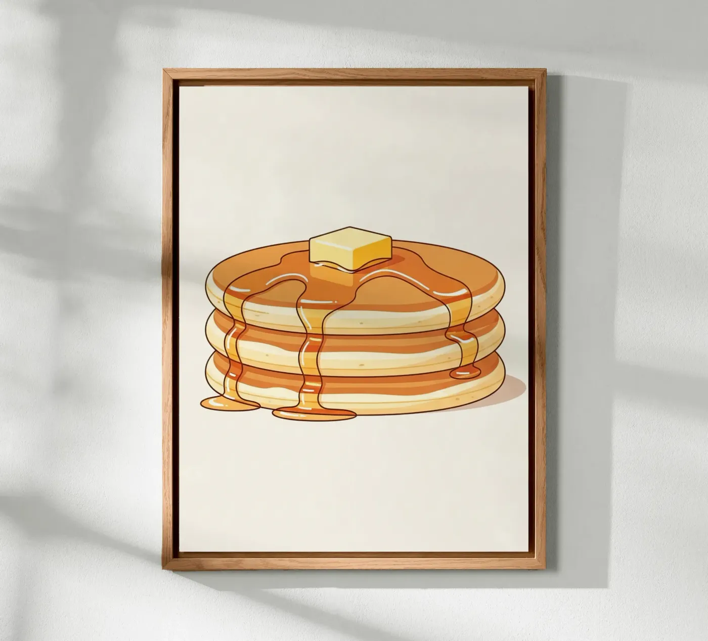 Pancake Stack with Syrup forex plate by FlatPrint Studio