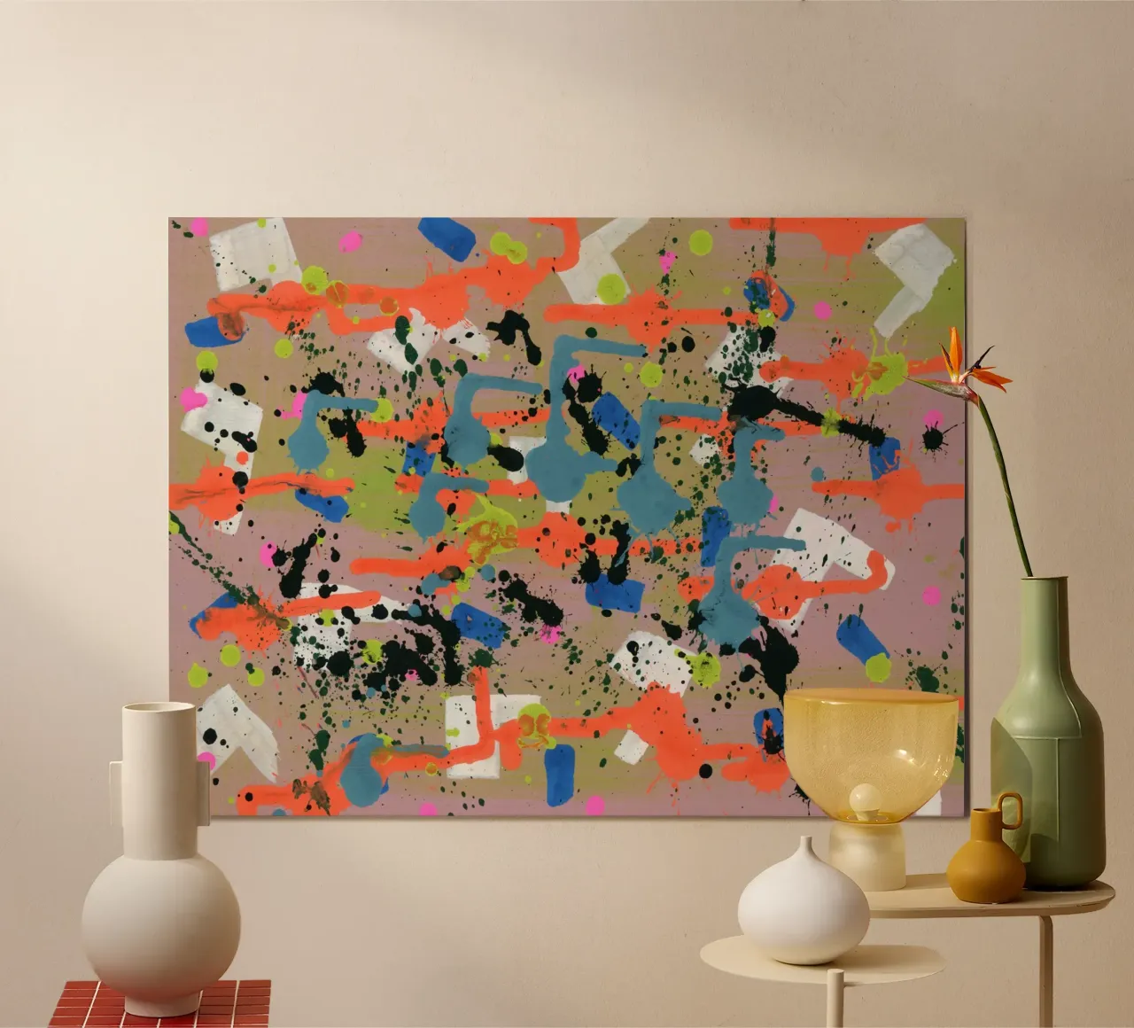 Andare avanti poster con telaio in plastica da gtobonart