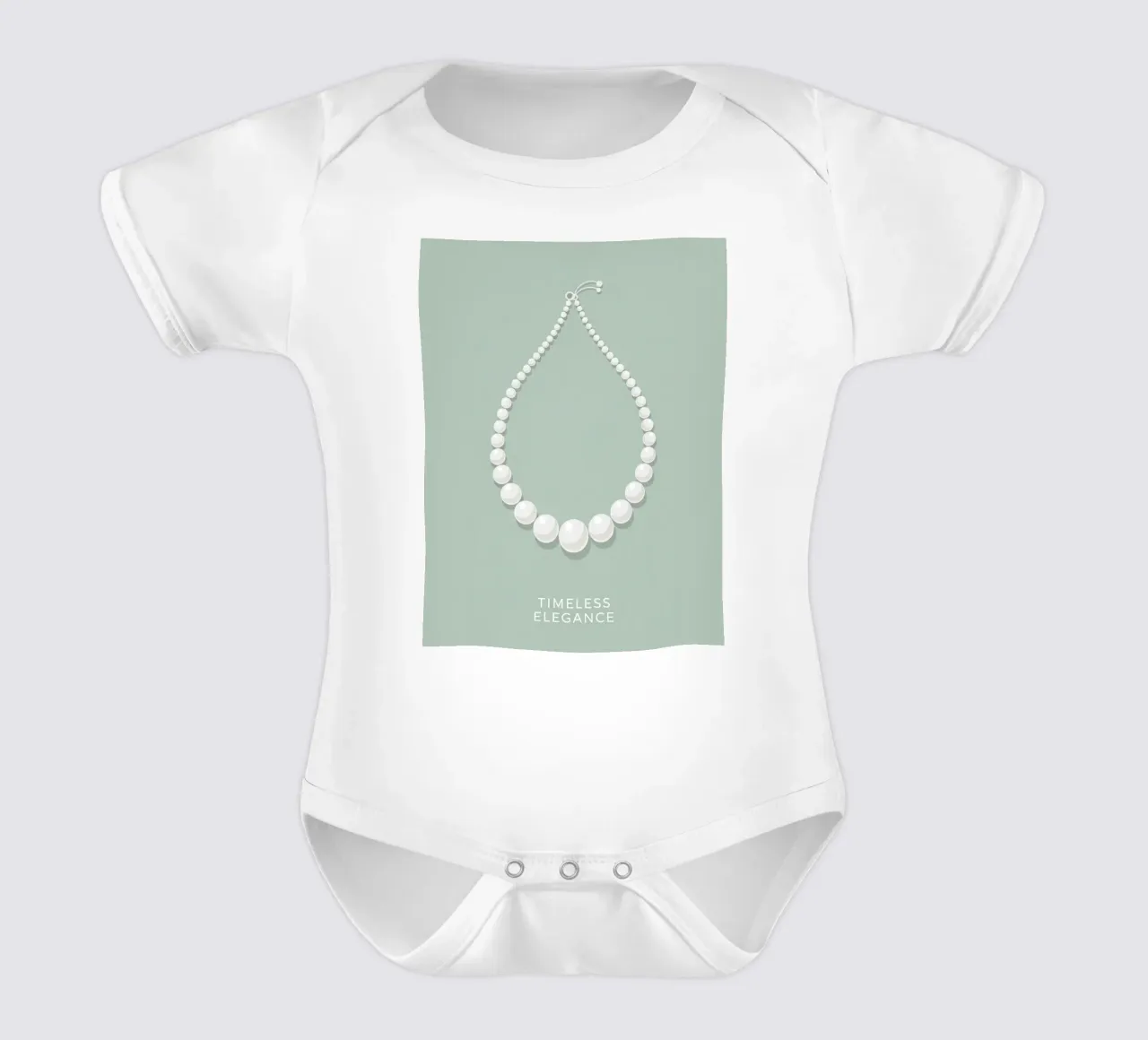 Élégance intemporelle body bébé de FlatPrint Studio