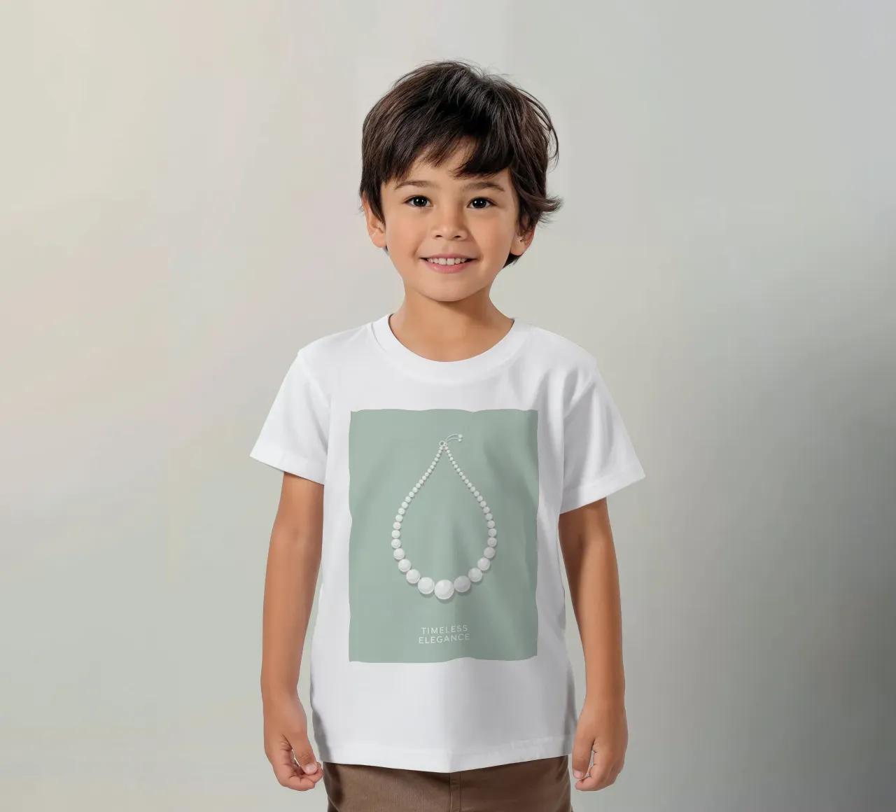 Tijdloze elegantie kinder t-shirt van FlatPrint Studio