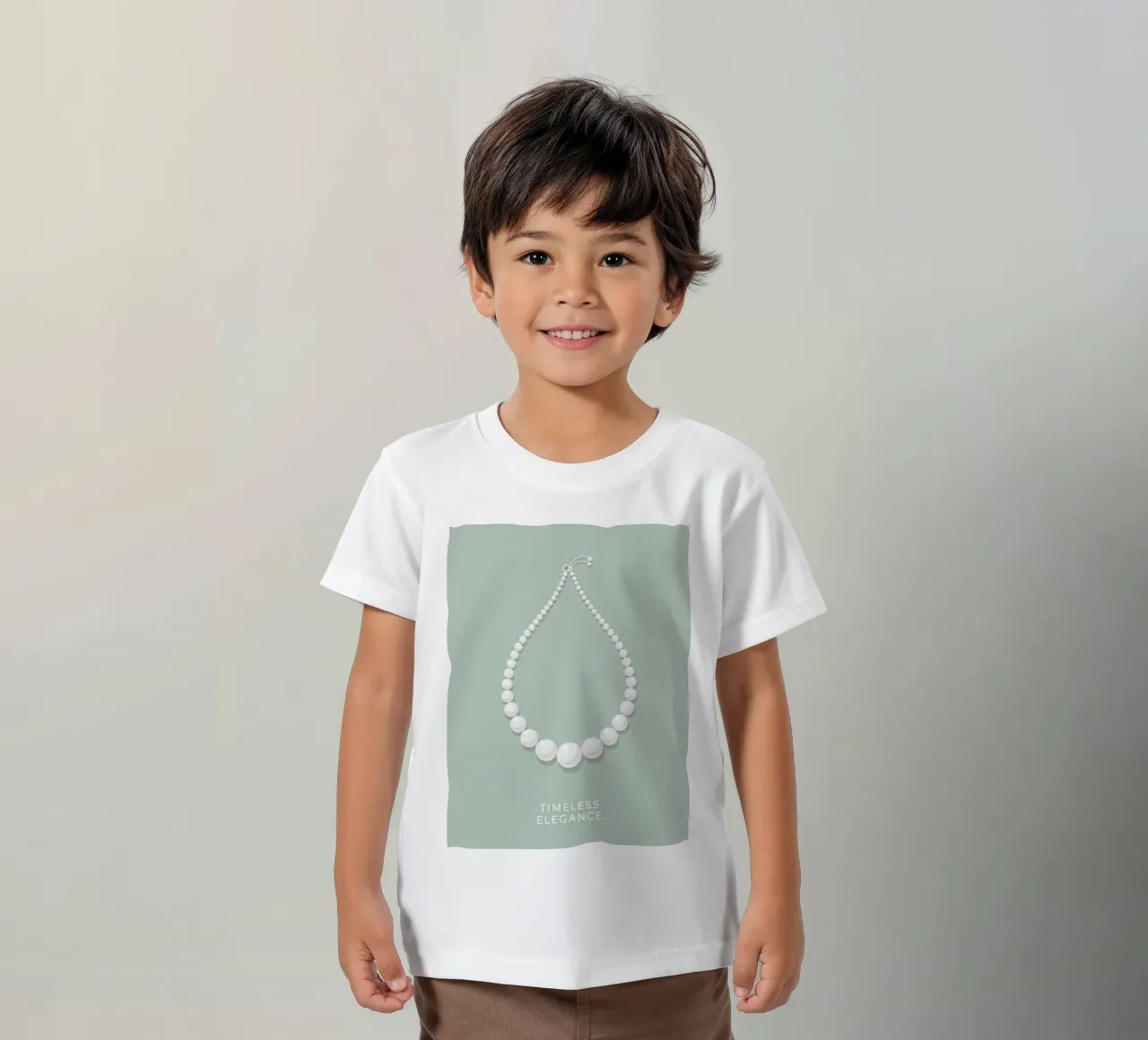 Tijdloze elegantie kinder t-shirt van FlatPrint Studio