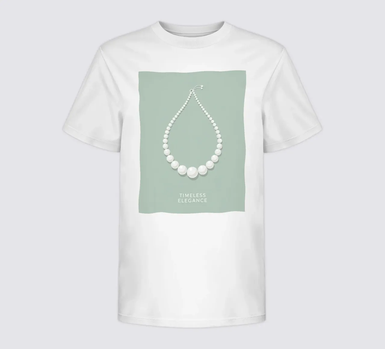 Tijdloze elegantie kinder t-shirt van FlatPrint Studio