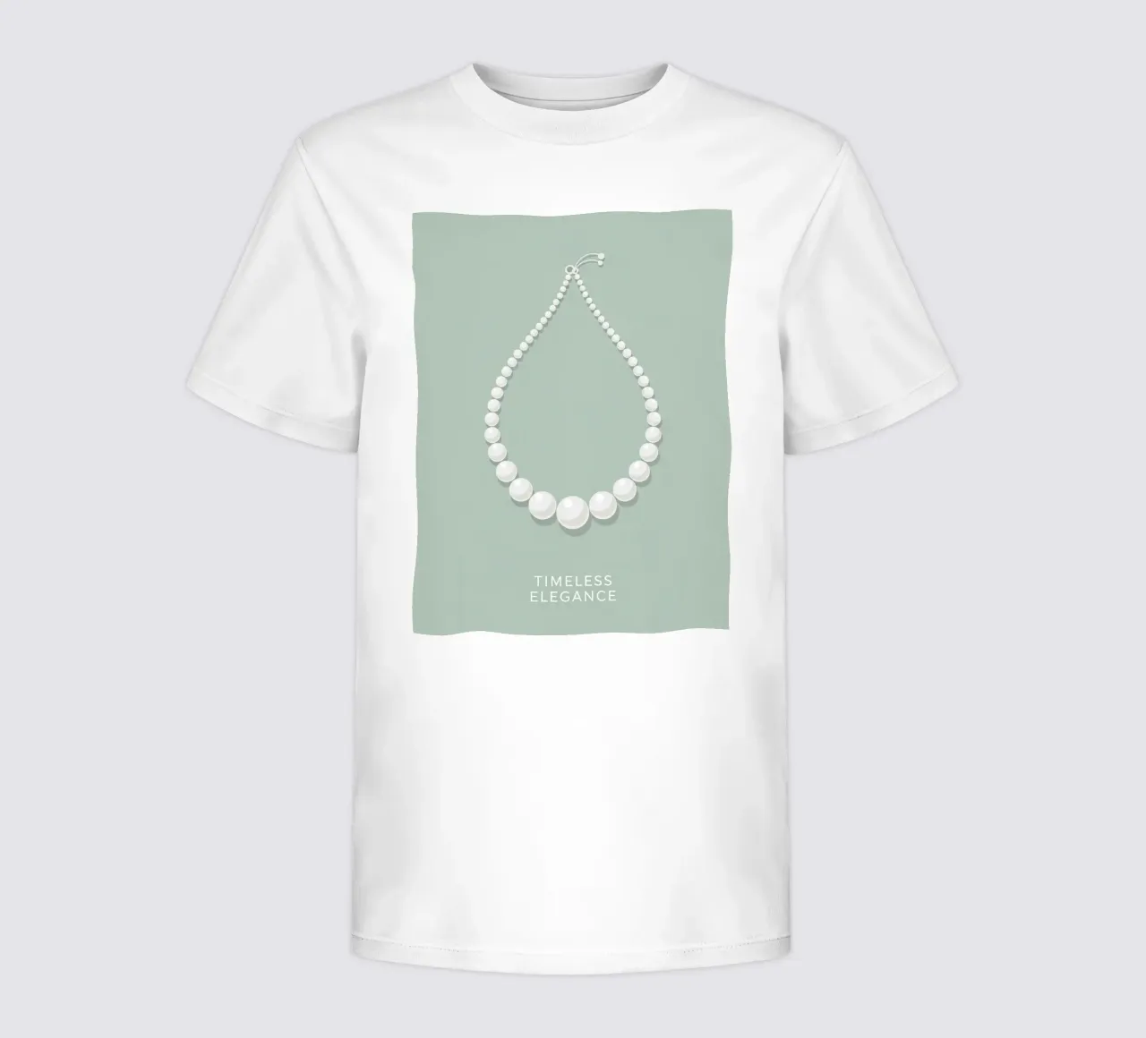 Tijdloze elegantie kinder t-shirt van FlatPrint Studio