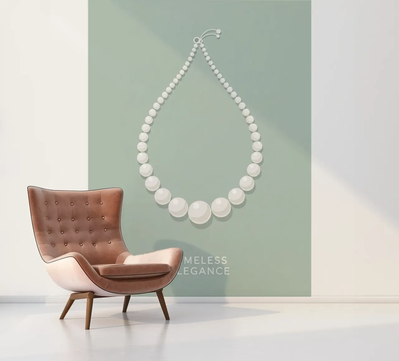 Tijdloze elegantie fotobehang van FlatPrint Studio