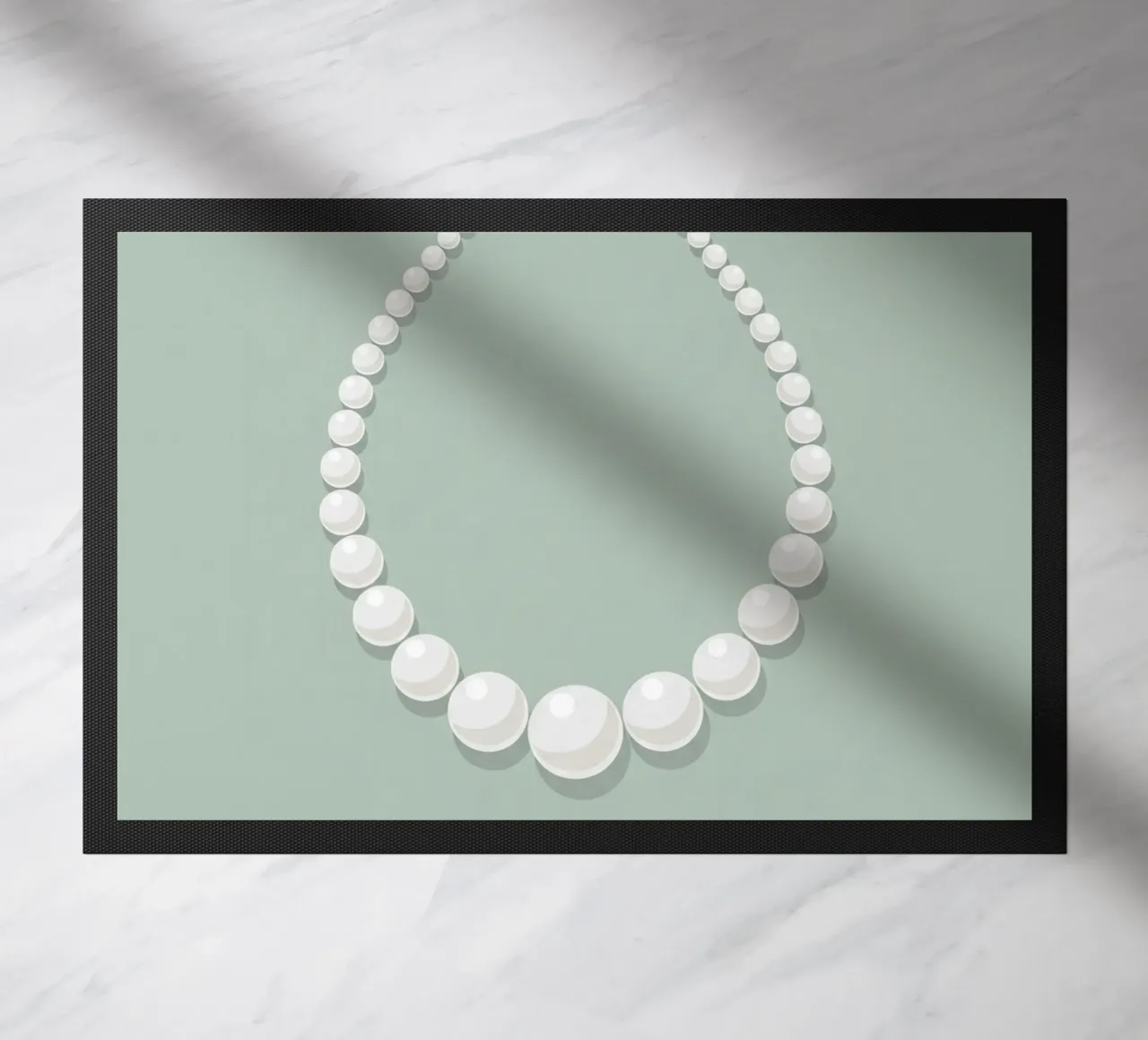 Timeless Elegance deurmat van FlatPrint Studio