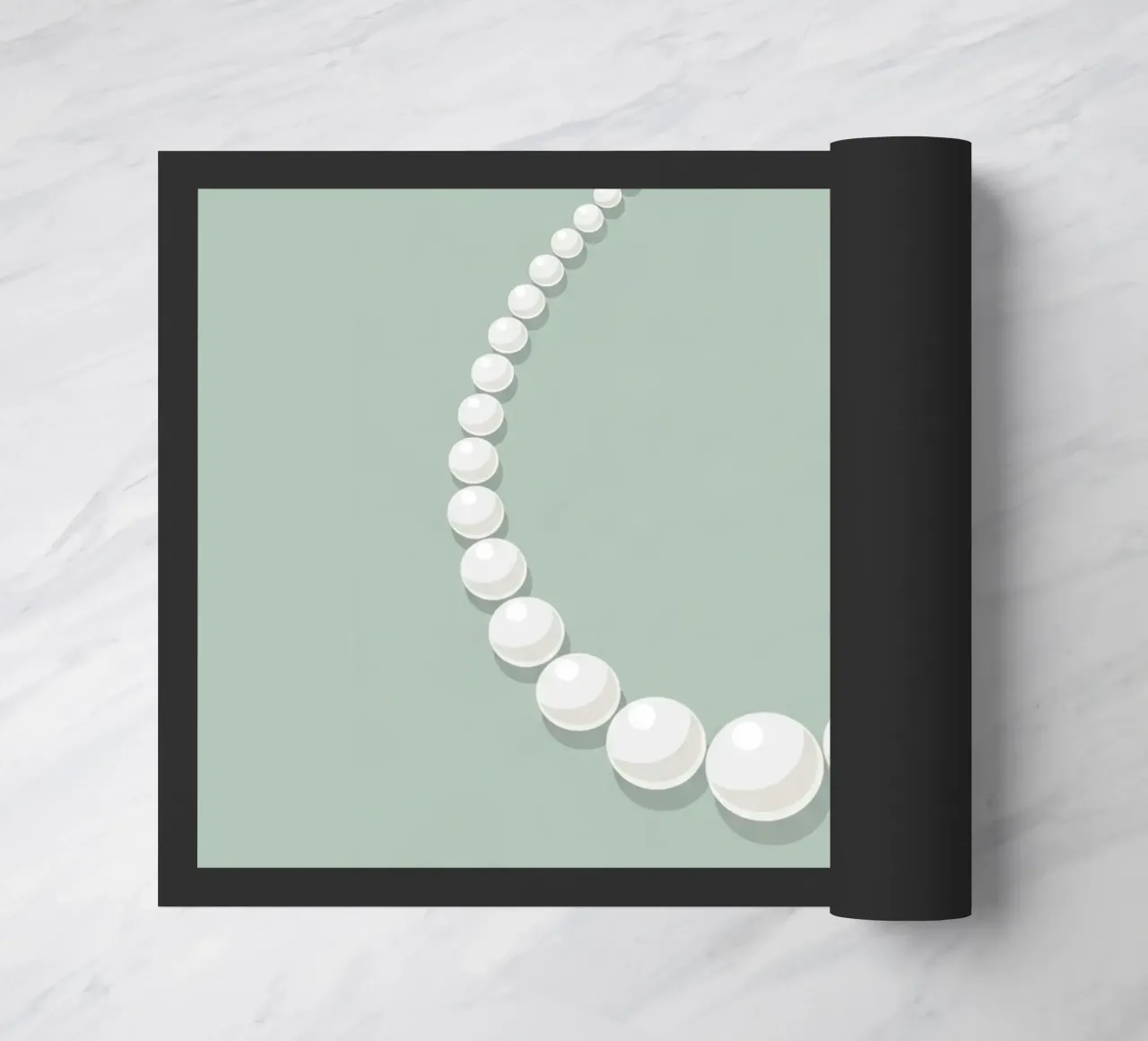 Timeless Elegance deurmat van FlatPrint Studio