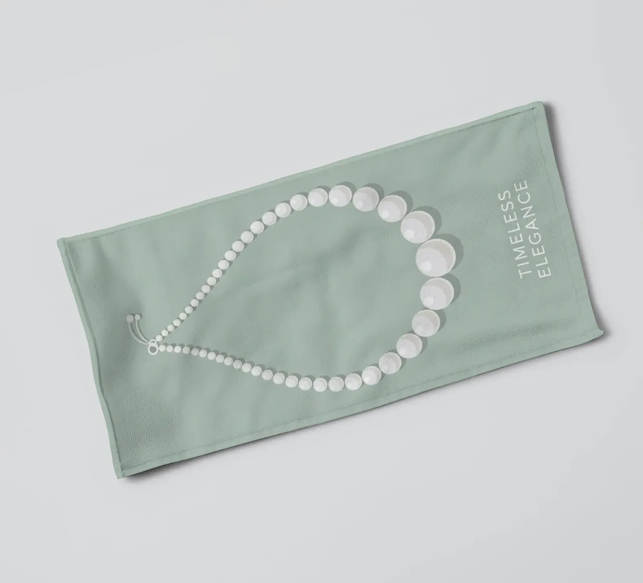 Timeless Elegance towel by FlatPrint Studio