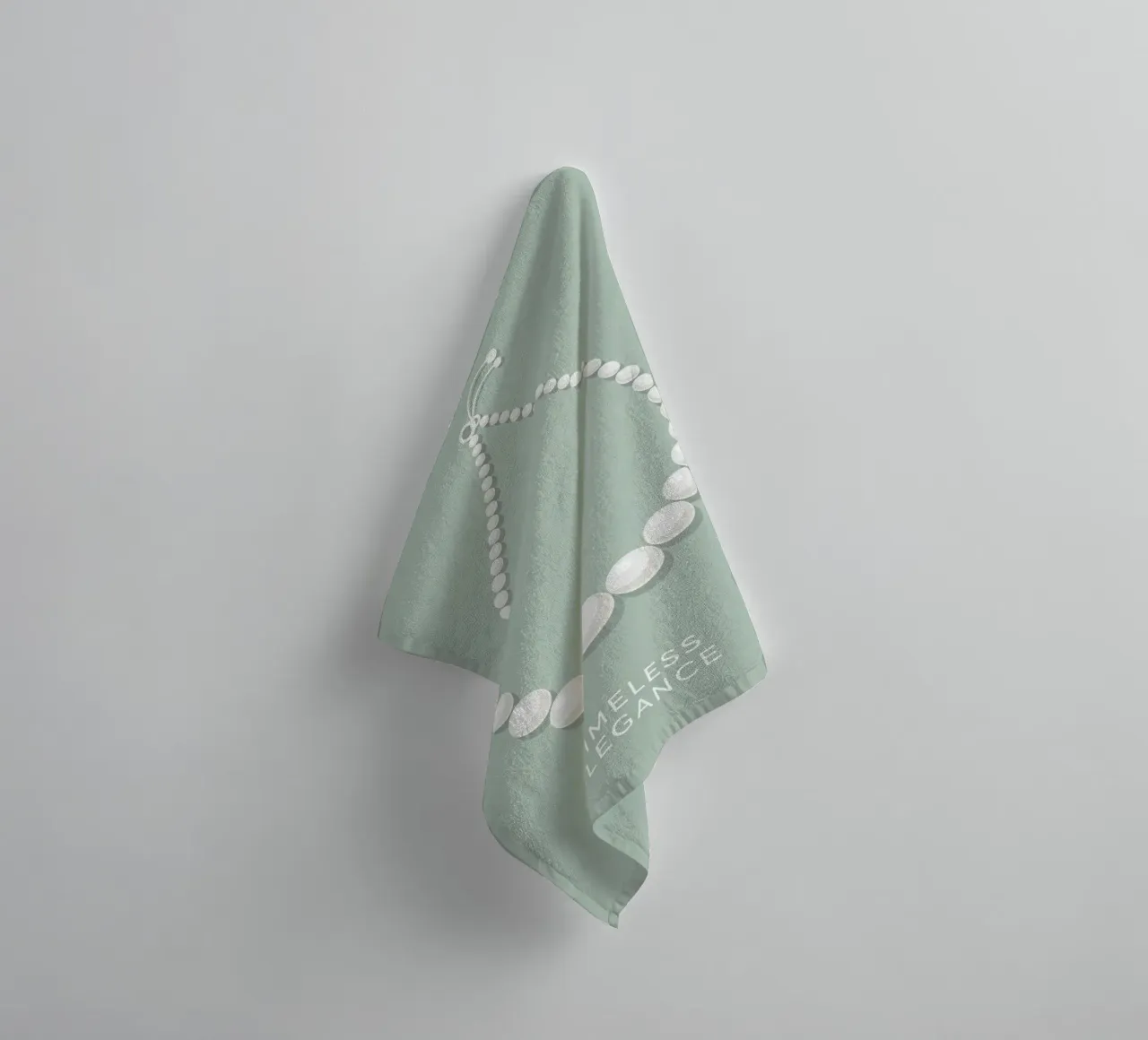 Timeless Elegance towel by FlatPrint Studio
