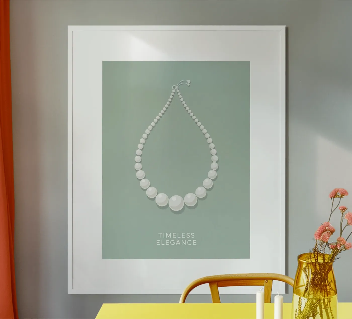Timeless Elegance poster by FlatPrint Studio