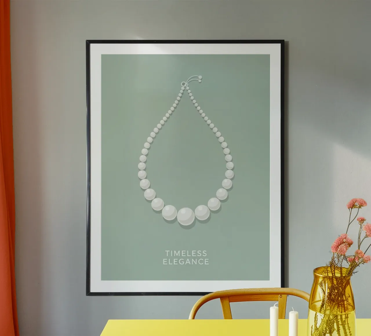Timeless Elegance poster by FlatPrint Studio